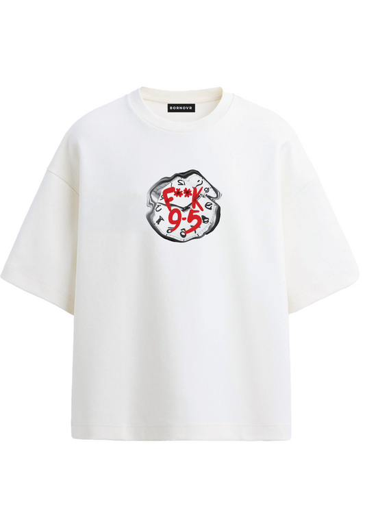 9–5 Graphic Oversized T-Shirt  (Unisex)